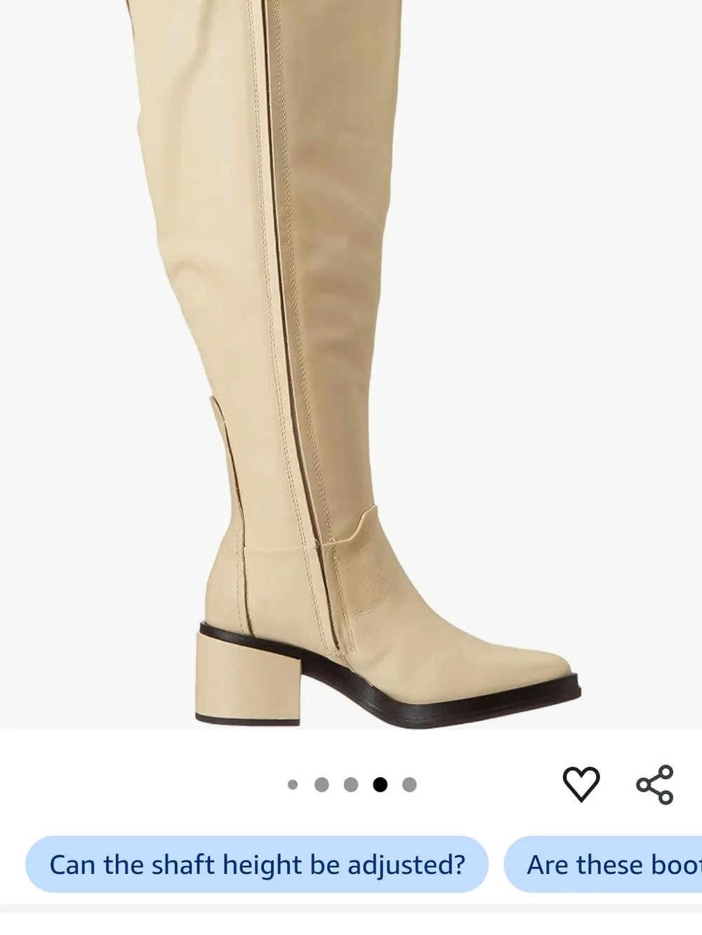 Women's Franco Sarto Knee-High Leather Boots